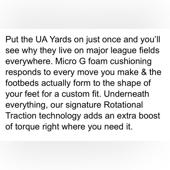 UNDER ARMOUR UA YARD MID ST METAL BASEBALL CLEATS BLACK NEW NO BOX - Picture 7 of 9